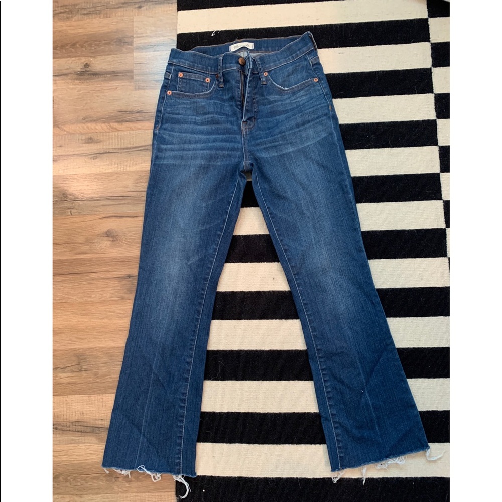 Madewell Cali Demi Boot Crop Jeans